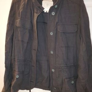 Anthropologie Hei Hei Linen Jacket